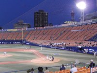 上武大学 対 東京国際大学 試合風景 横浜スタジアム
