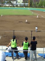 俣野球場 試合風景