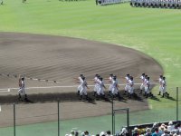 8月7日　開会式　山形中央高校