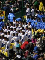 大会第 8日目 2回戦 3月29日 聖光学院高校 対 横浜高校
聖光学院高校応援団 闘い終わって