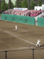 俣野球場 試合風景