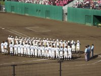 俣野球場 試合風景