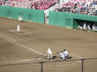 俣野球場 試合風景