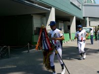 聖光学院高校 閉会式後の選手