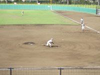 俣野球場 試合風景