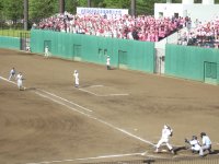 俣野球場 試合風景